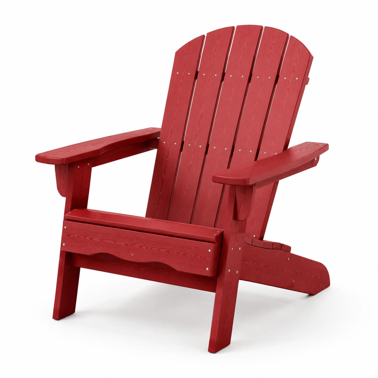 Sedia Adirondack in legno di pino rosso