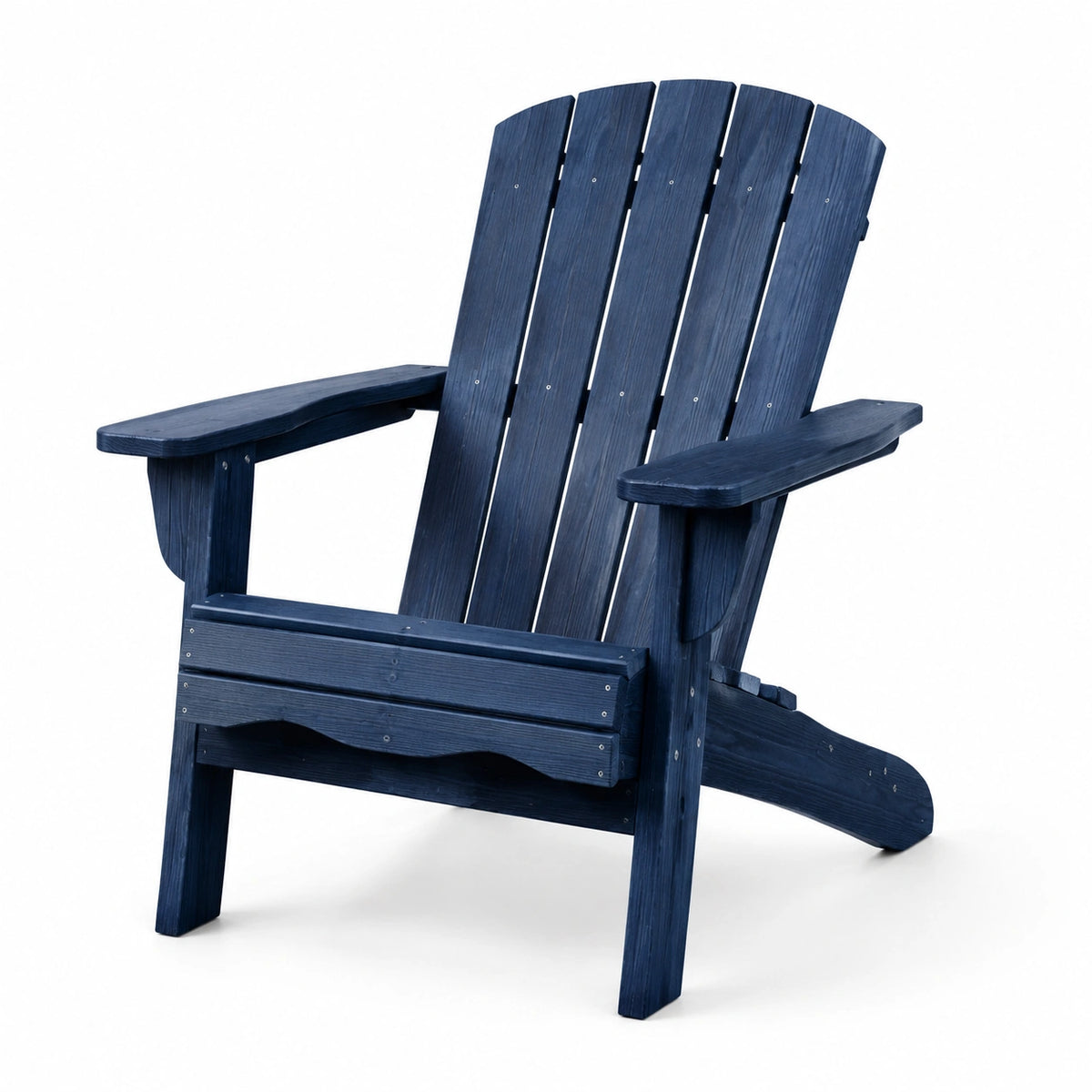 Sedia Adirondack in Legno di Pino Blu per Esterni