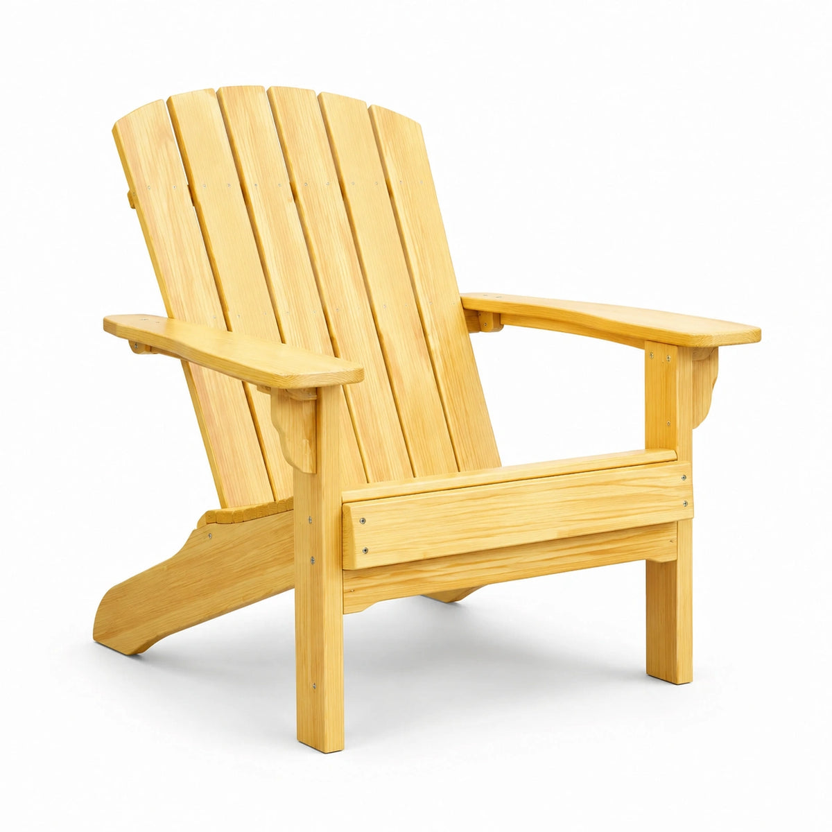 Sedia Adirondack in Legno di Pino Giallo
