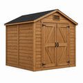 Casetta da giardino in legno di pino e tetto asfaltato 240x180x210 cm